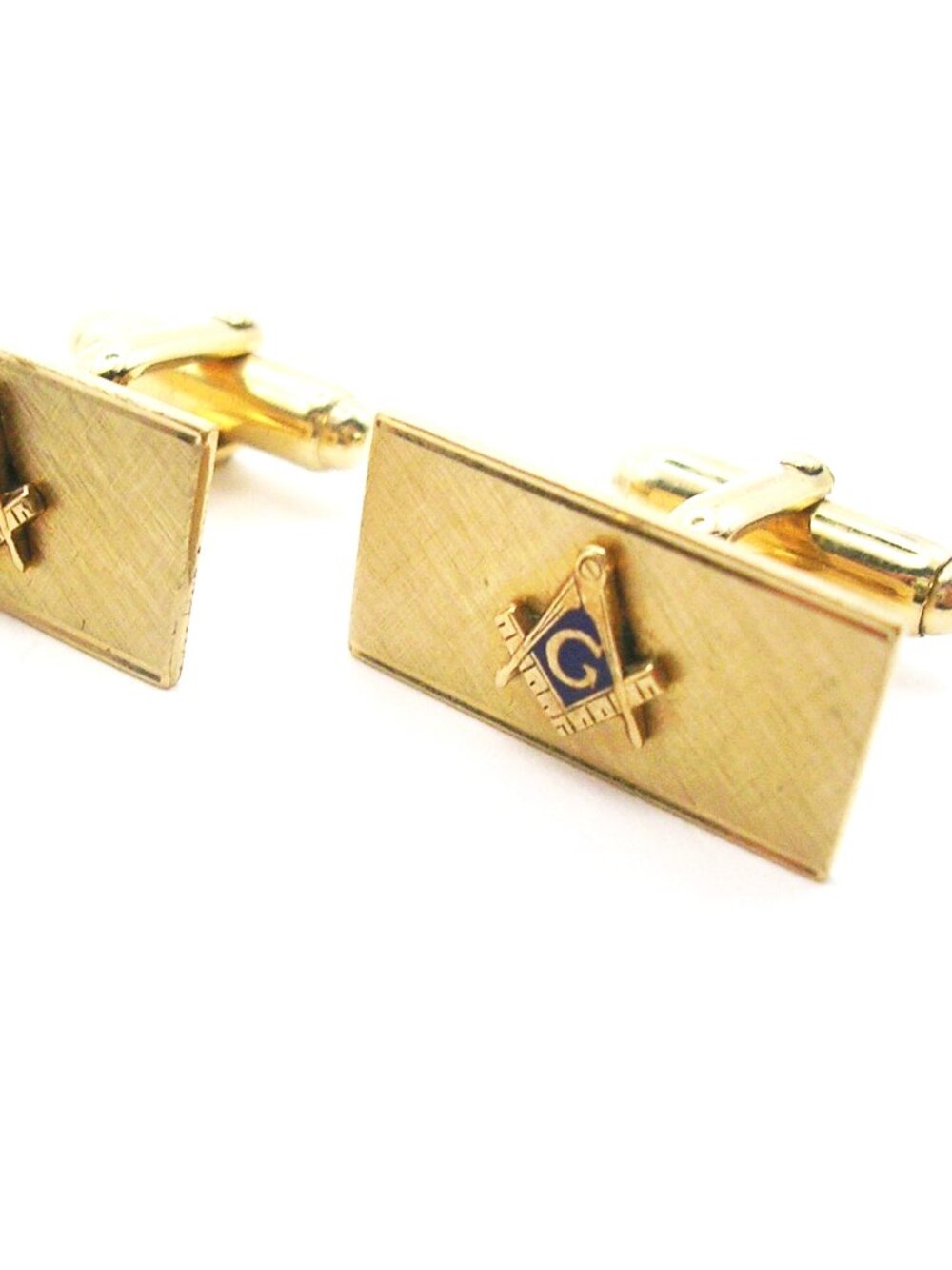 Freemason Cuff Links vintage gold filled masonic Suit Accessory Men Jewelry